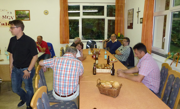 Helferessen anl. des Benefizkonzerts in Wald