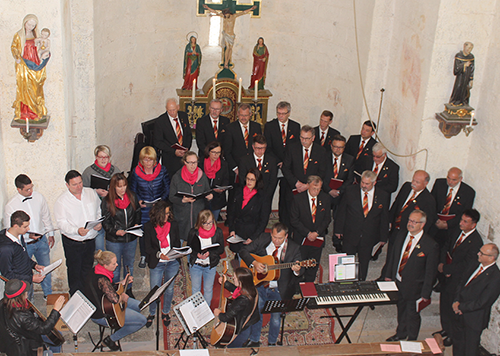 MGV Mariensingen mit dem Chor HoamaTakt in Schnfeld