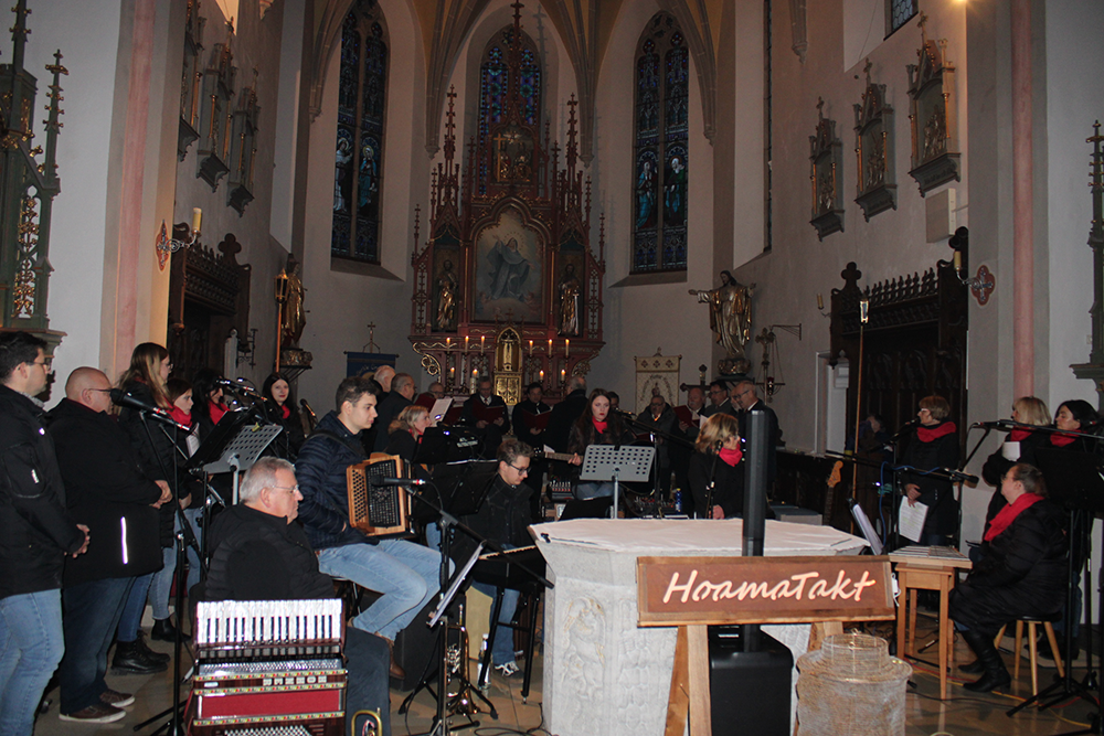 dventkonzert HoamaTakt + MGV Wald/ Pfarrkirche Zell