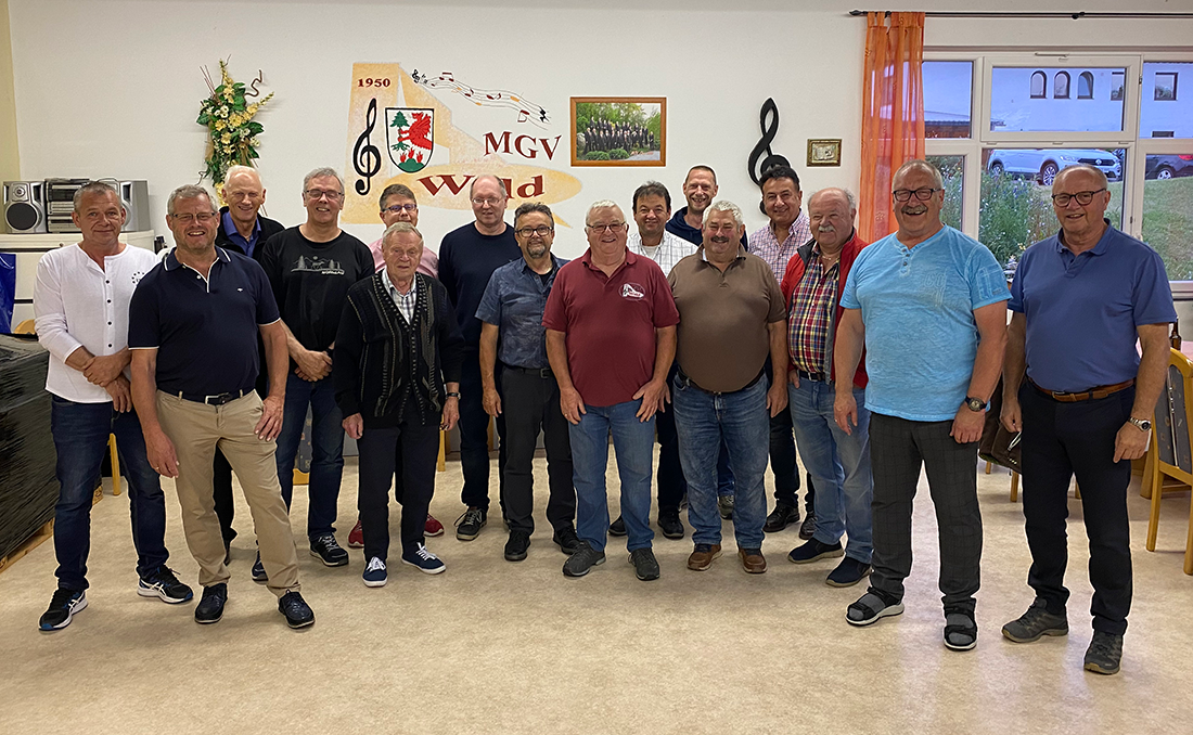 MGV Wald - 75. Geburtstag von Ehrenmitglied Konrad Gleixner