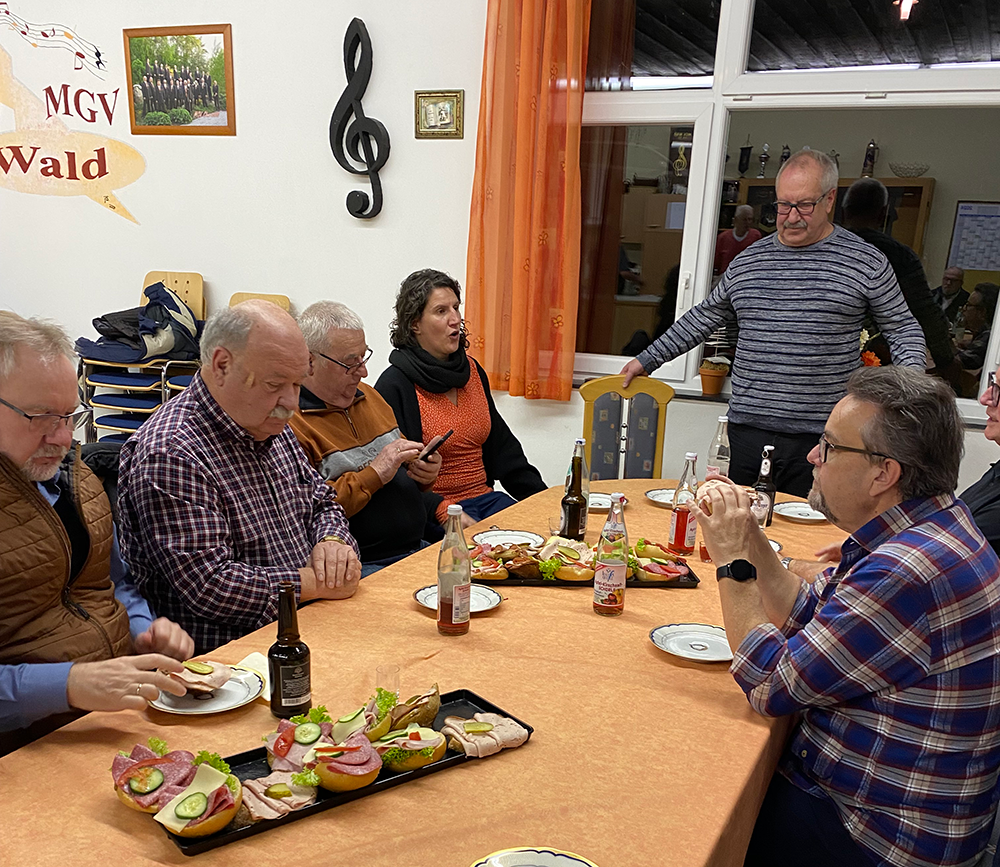 MGV Singstunde mit Besuch der Vorst&auml;nde des Verbands der Oberpf&auml;lzer Ch&ouml;re