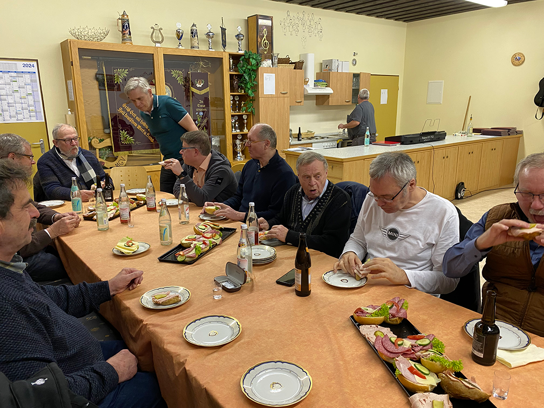 MGV Singstunde mit Besuch der Vorst&auml;nde des Verbands der Oberpf&auml;lzer Ch&ouml;re