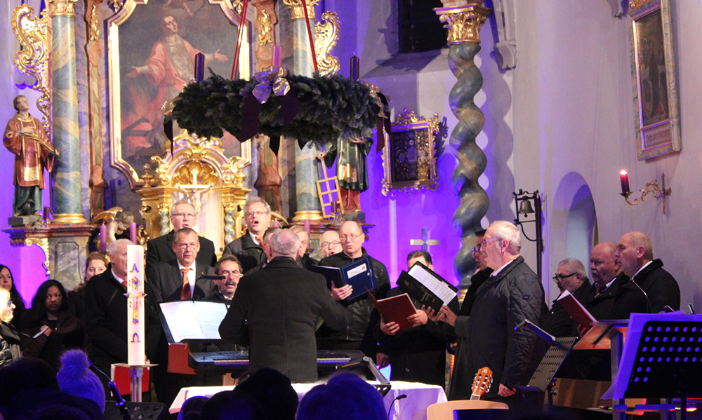 MGV Wald - Adventkonzert 75 Jahre MGV Wald in der Pfarrkirche