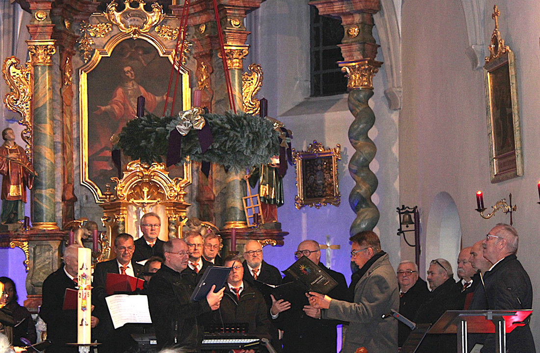 MGV Wald - Adventkonzert 75 Jahre MGV Wald in der Pfarrkirche