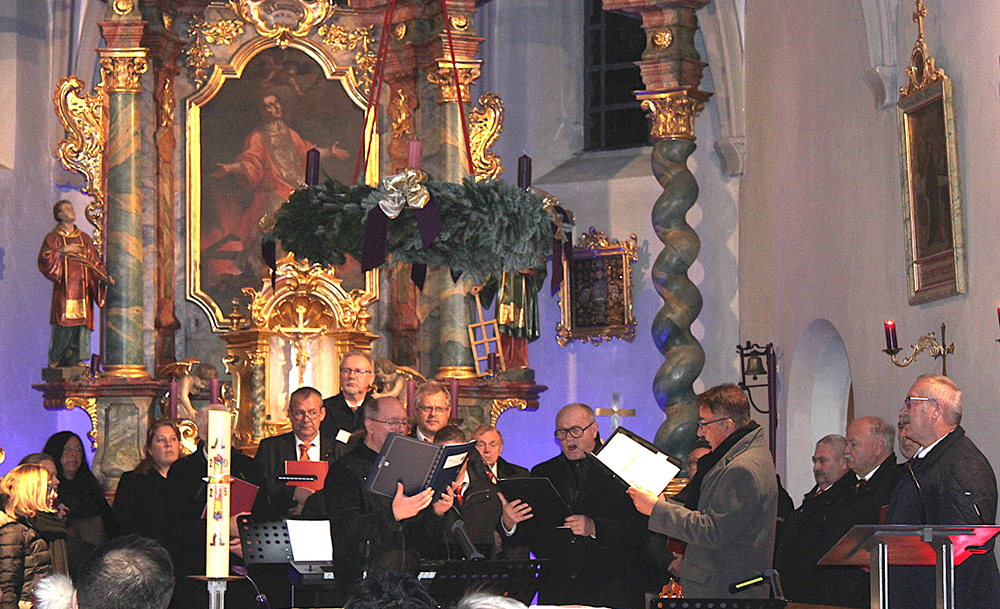 MGV Wald - Adventkonzert 75 Jahre MGV Wald in der Pfarrkirche