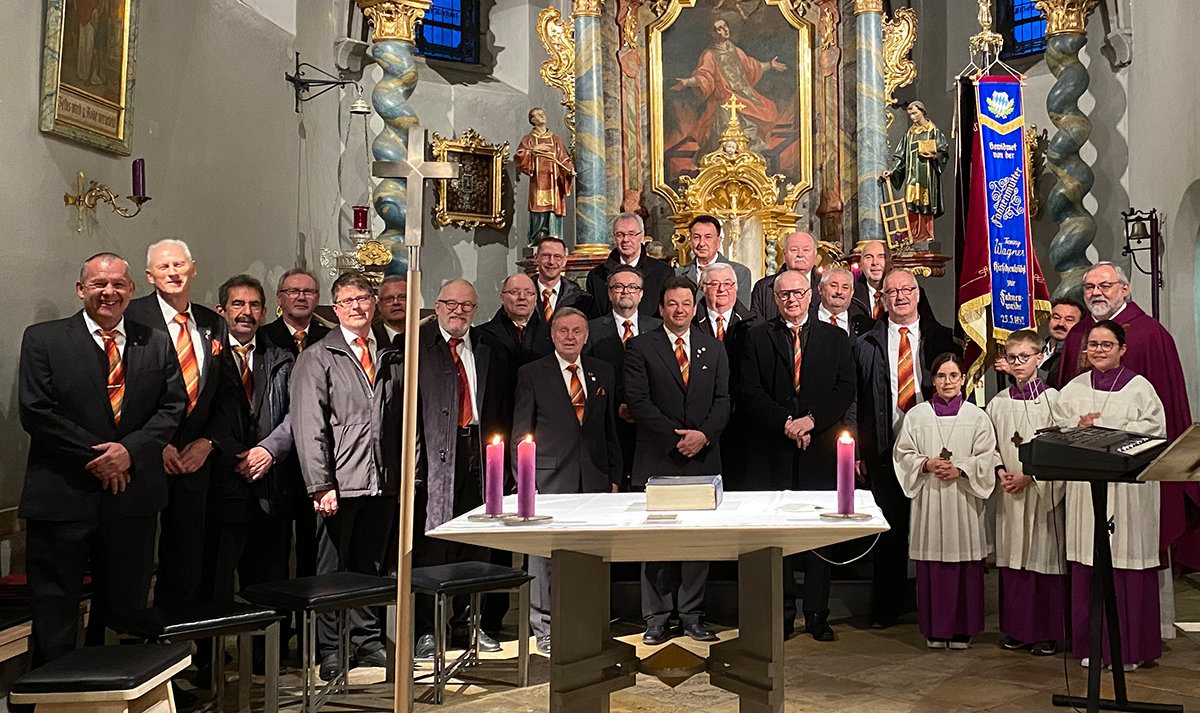 Ehrenabend zum 75. Gr&uuml;ndungsfest mit Festgottesdiens