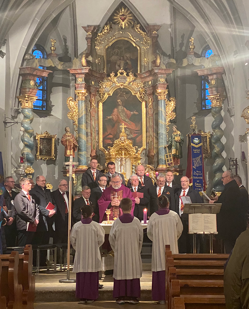 Ehrenabend zum 75. Gr&uuml;ndungsfest mit Festgottesdiens