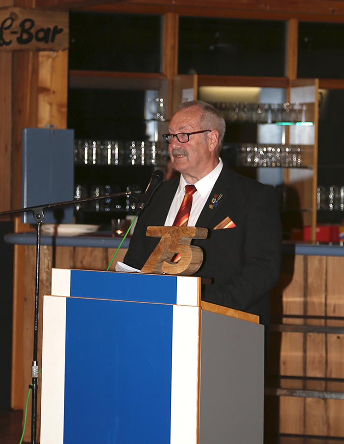 Ehrenabend zum 75. Gr&uuml;ndungsfest mit Festgottesdienst