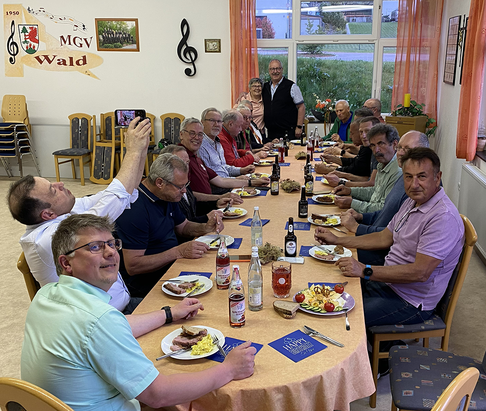 MGV Wald - 70. Geburtstag von Dieter Schwank