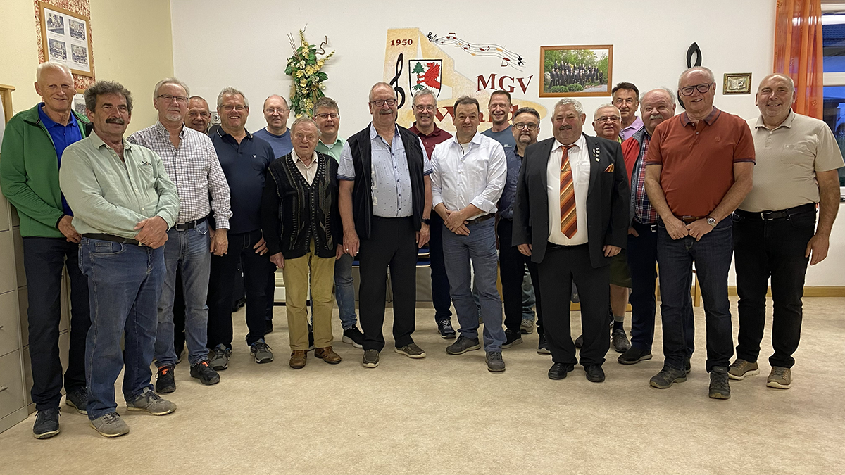MGV Wald - 70. Geburtstag von Dieter Schwank