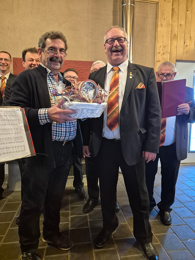 MGV Wald - 70. Geburtstag von Peter Six