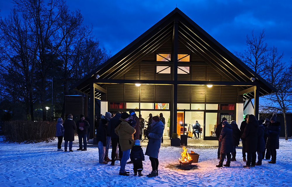 MGV Wald - Weihnachtliches Neujahrssingen am Friedhof